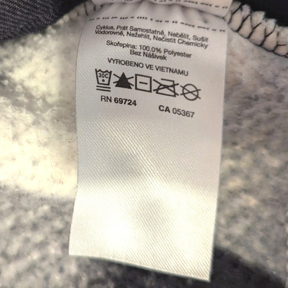 Columbia Women's Size Small Fleece Zip Jacket Black Cream Buffalo Check Sherpa - Picture 10 of 10